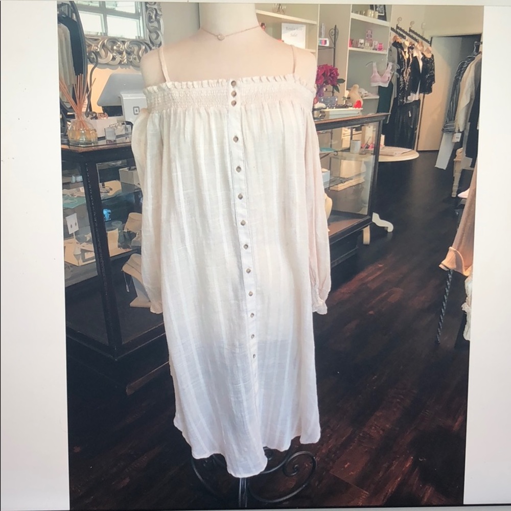 Free people off the shoulder tunic OB568268